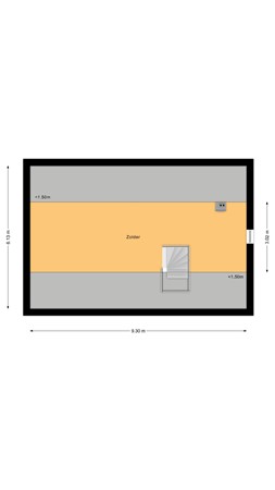 Floorplan - Vinkebuurt 122C, 2471 XD Zwammerdam